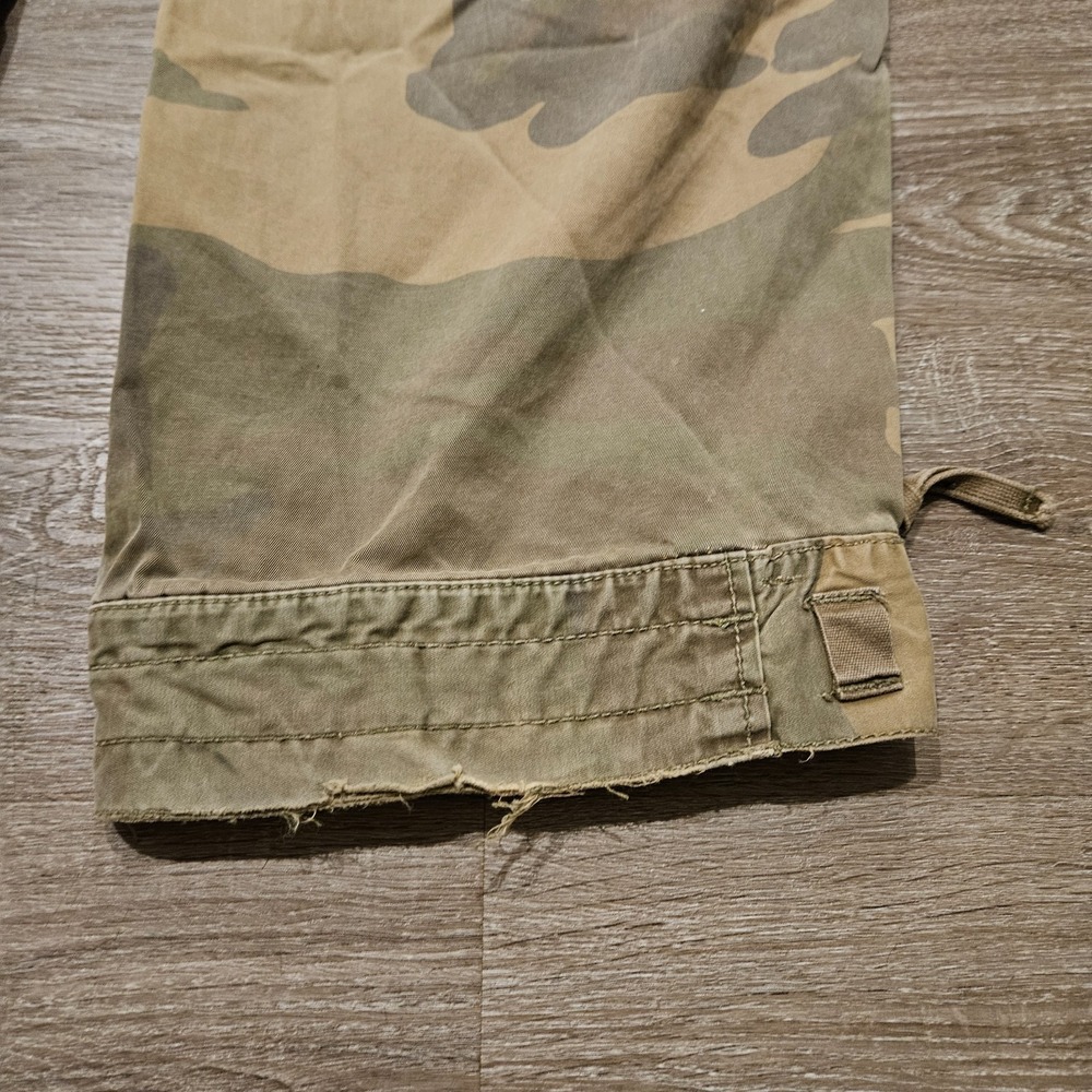 Vintage Abercrombie Fitch Paratrooper Cargo Pants Men's M Camo Baggy Adirondack - Picture 11 of 13